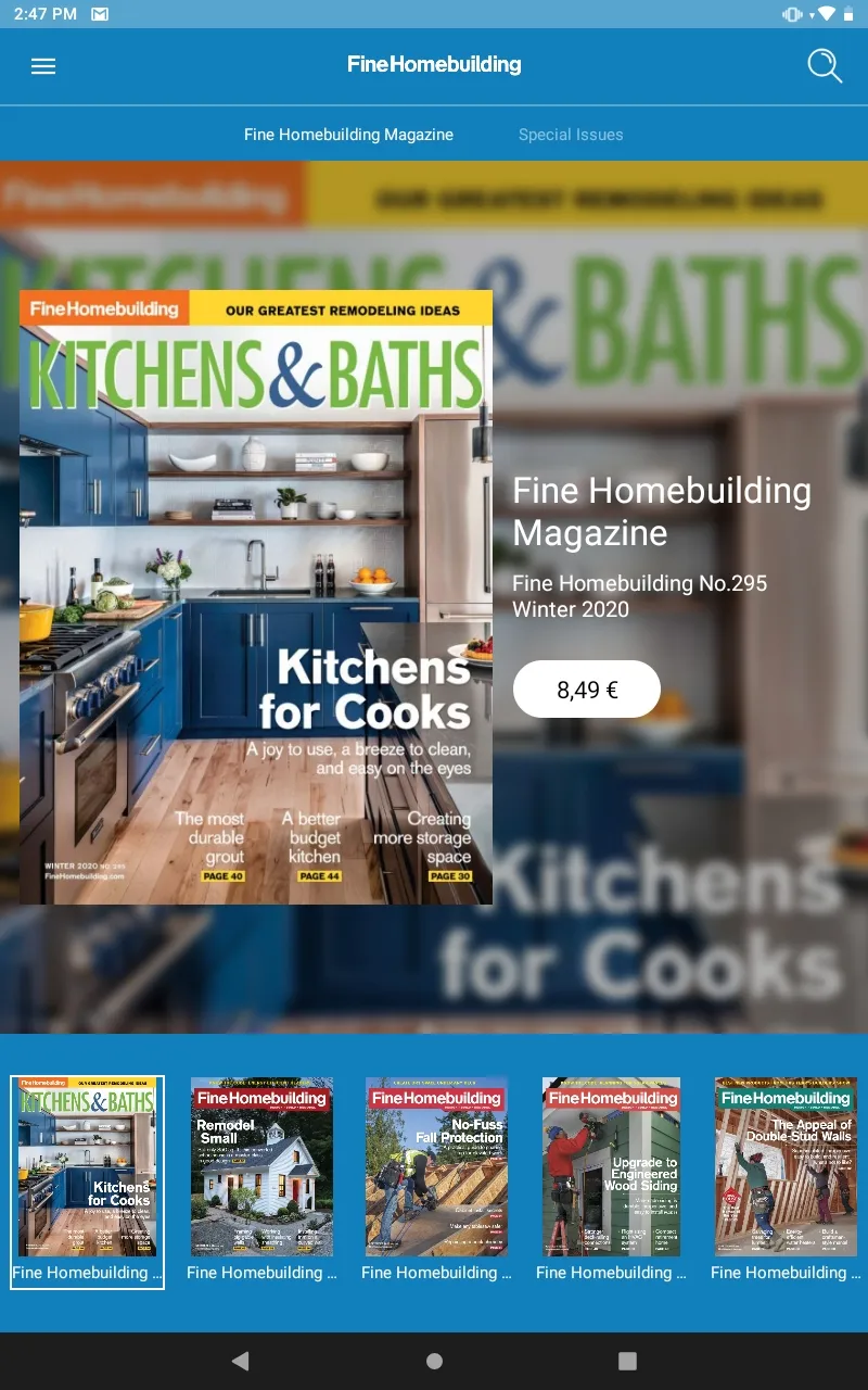 Fine Homebuilding Magazine | Indus Appstore | Screenshot