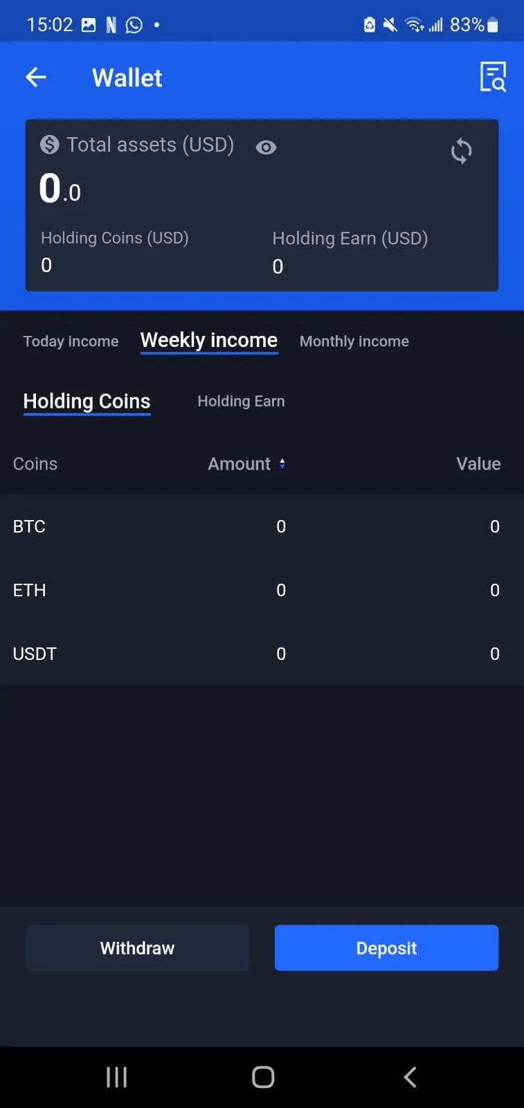 Uollar: Earn Bitcoin & Crypto | Indus Appstore | Screenshot