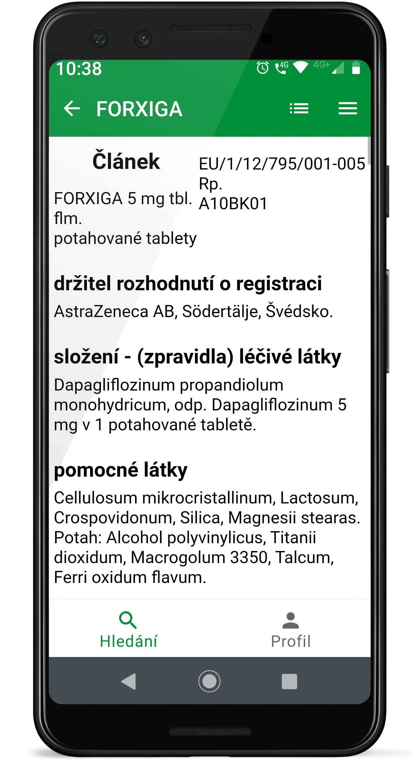 Databáze léků AISLP | Indus Appstore | Screenshot