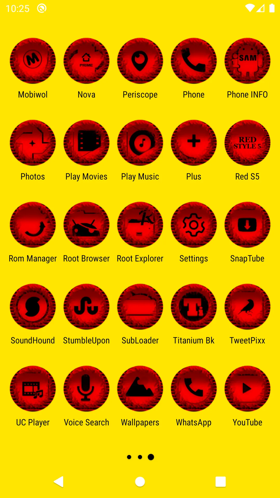 Red Icon Pack Style 5 | Indus Appstore | Screenshot