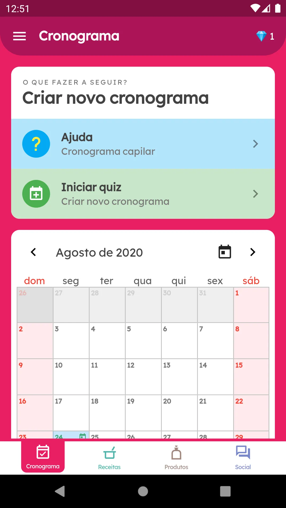 Meu Diário Capilar | Indus Appstore | Screenshot