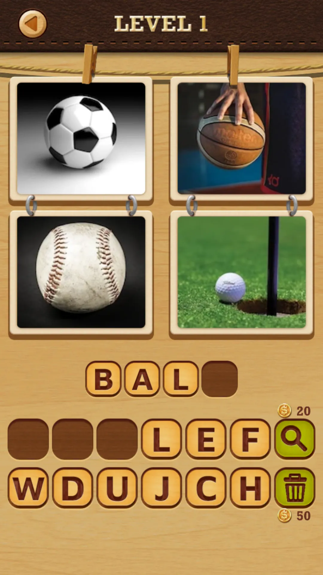 4 Pics Puzzle: Guess 1 Word | Indus Appstore | Screenshot