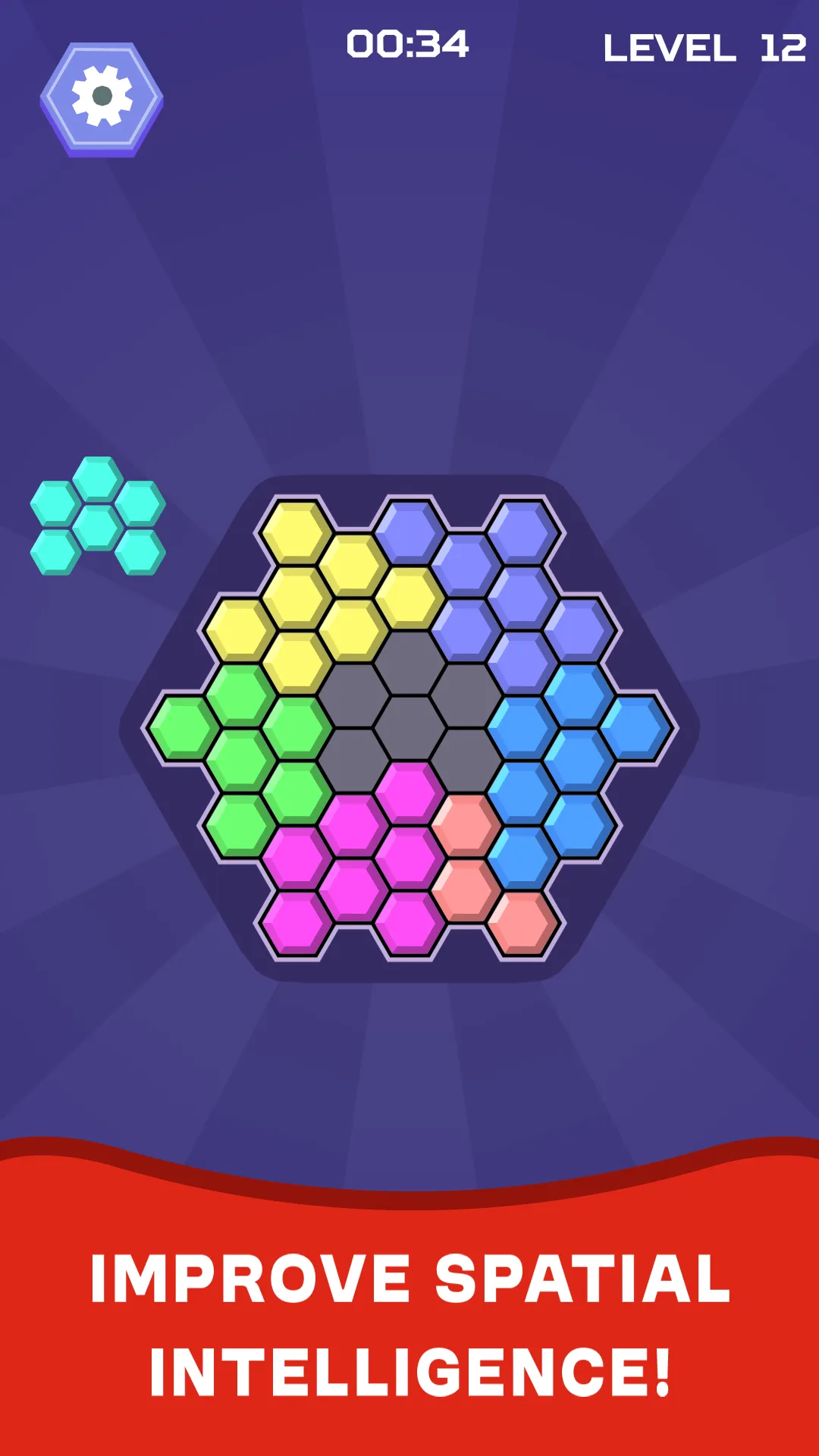 Hex Blocks Puzzle | Indus Appstore | Screenshot