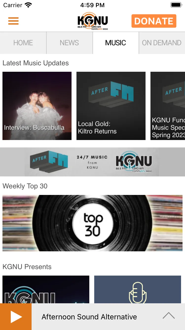 KGNU Community Radio | Indus Appstore | Screenshot