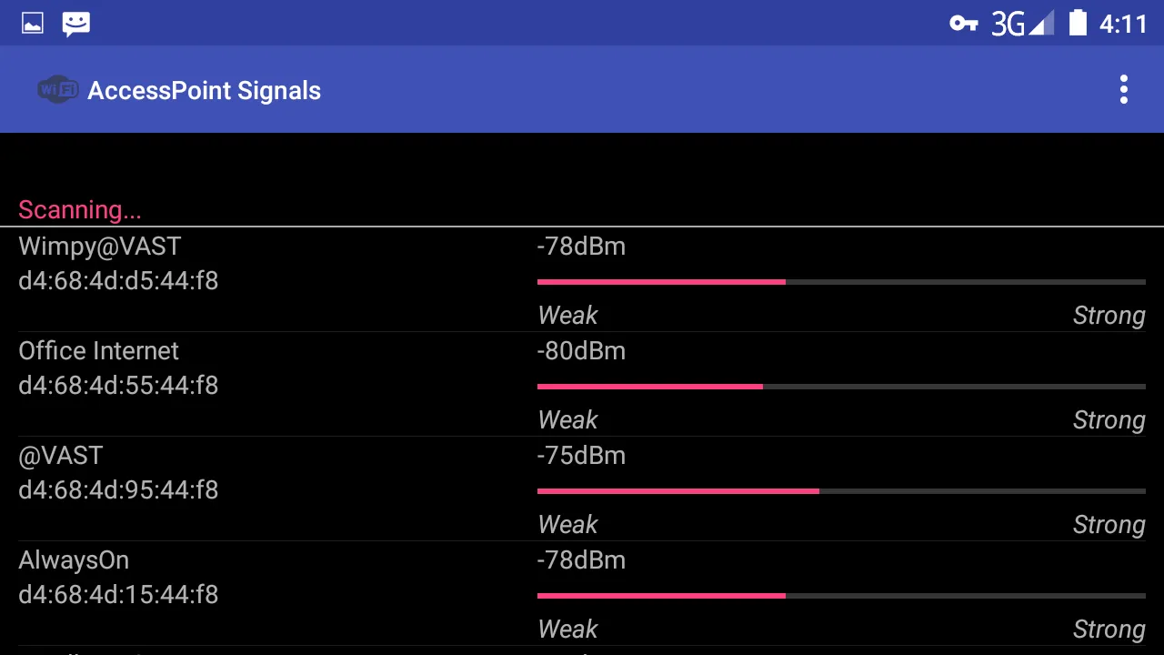 Wifi Signal Strength Meter | Indus Appstore | Screenshot