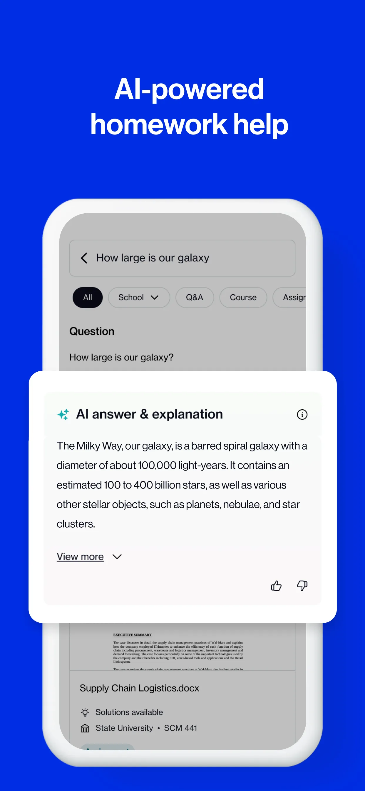 Course Hero: AI Homework Help | Indus Appstore | Screenshot