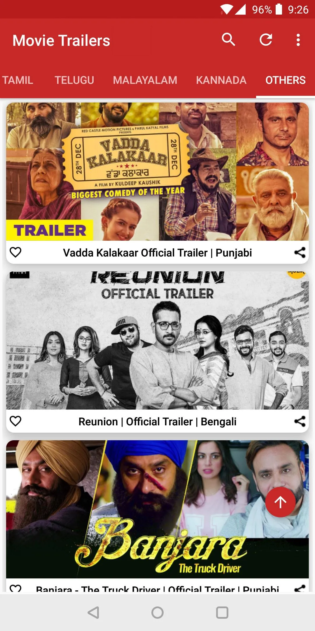 Movie Trailers | Indus Appstore | Screenshot