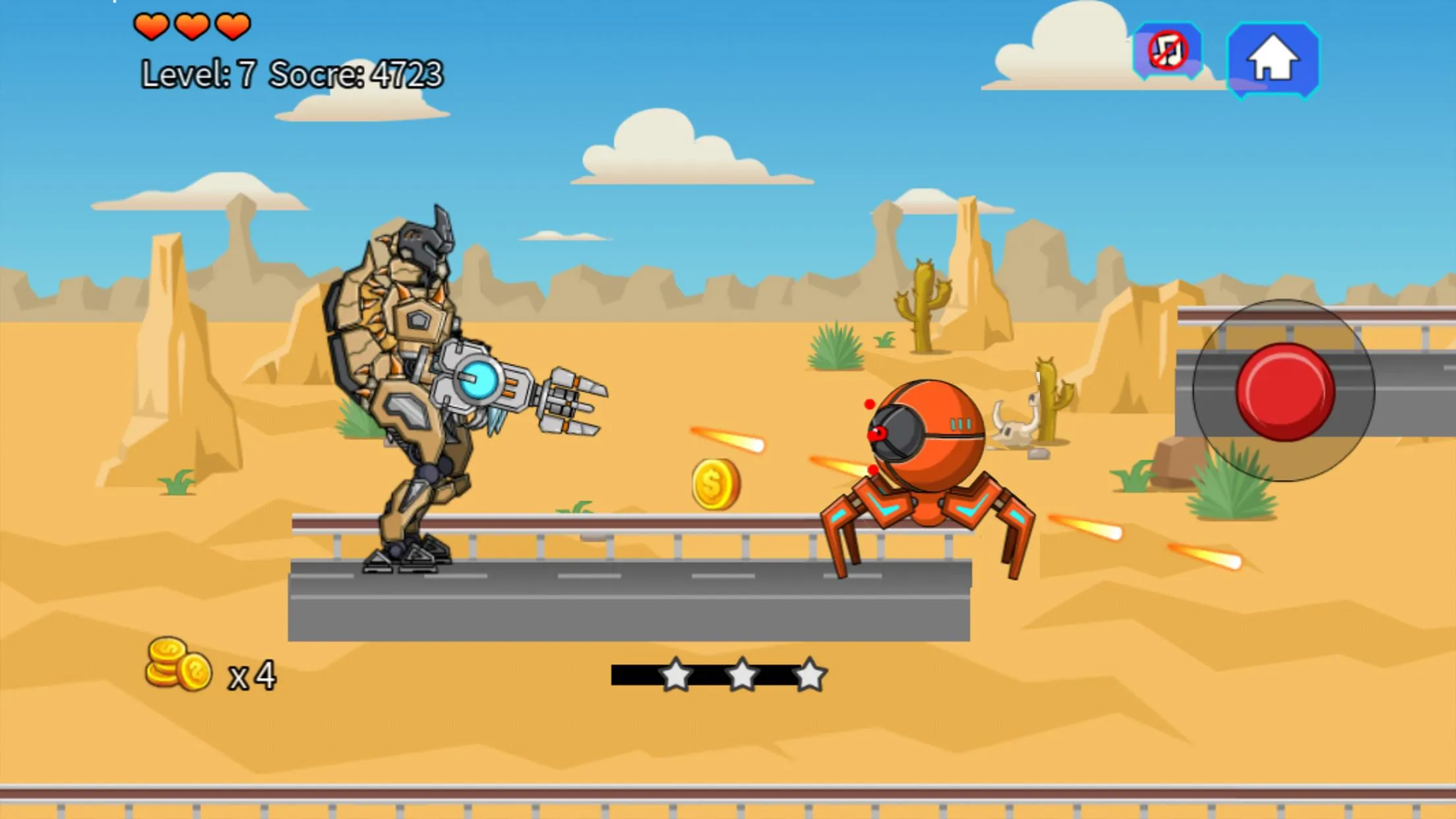 Desert T-Rex Robot Dino Army | Indus Appstore | Screenshot