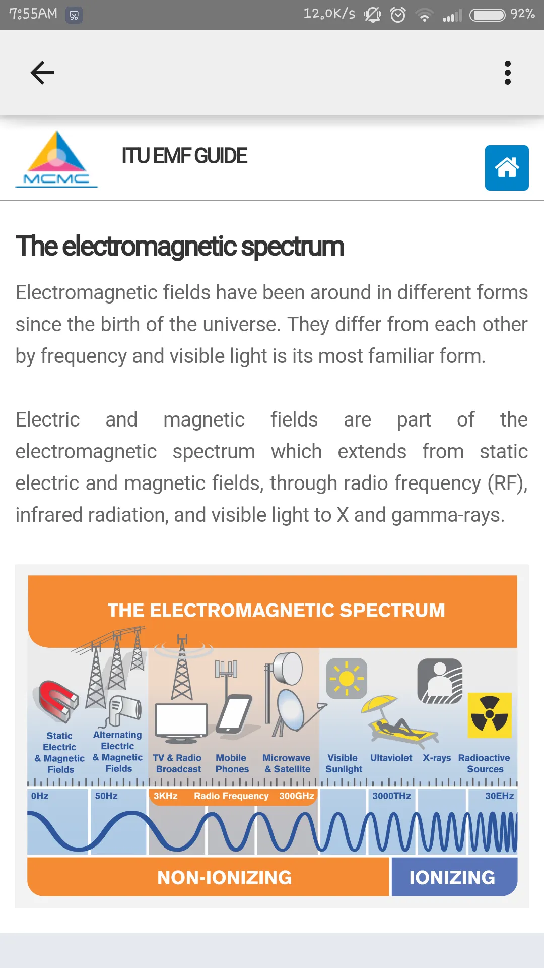 ITU EMF Guide | Indus Appstore | Screenshot