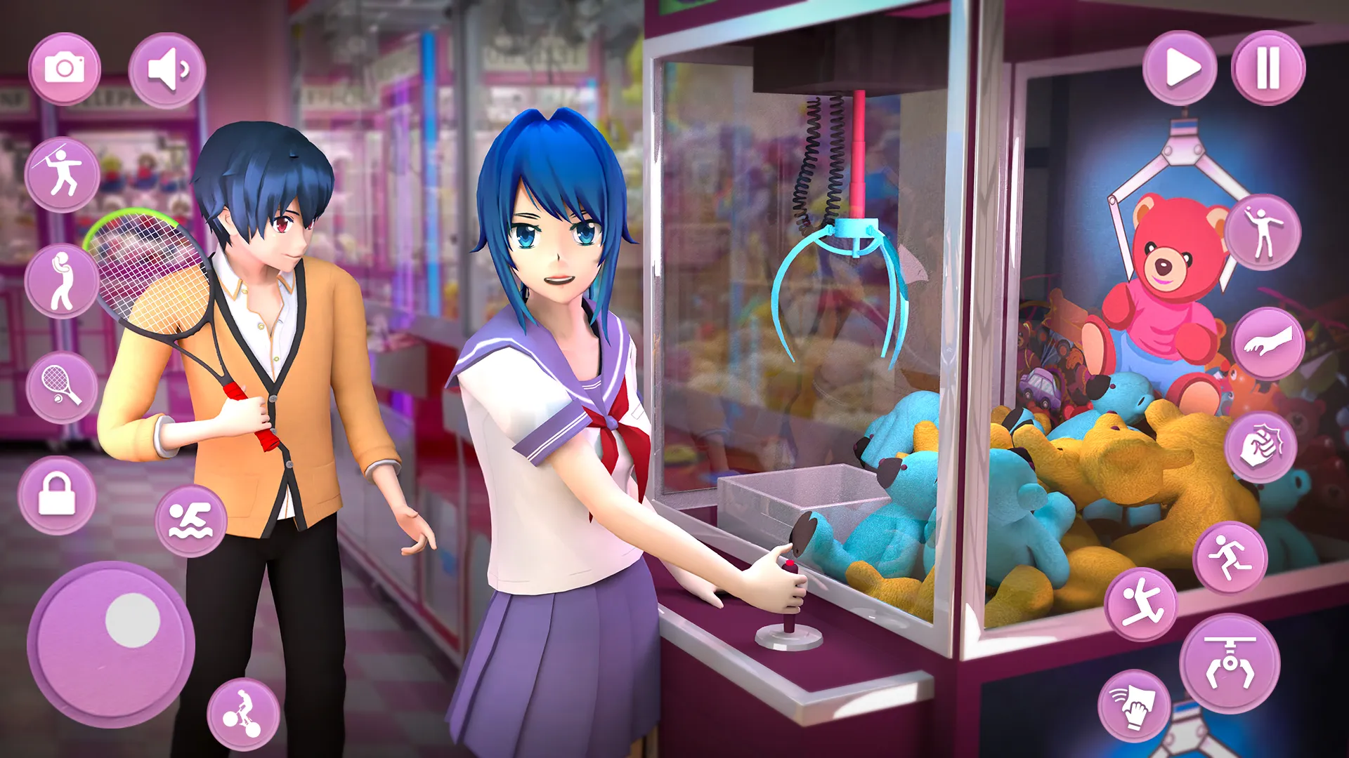 Anime School Girl Simulator 3D | Indus Appstore | Screenshot