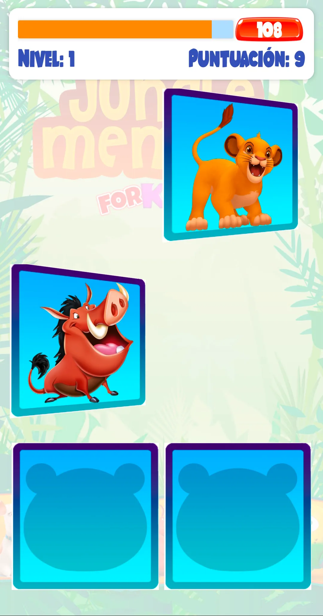 Memorygame for kids: Animals | Indus Appstore | Screenshot