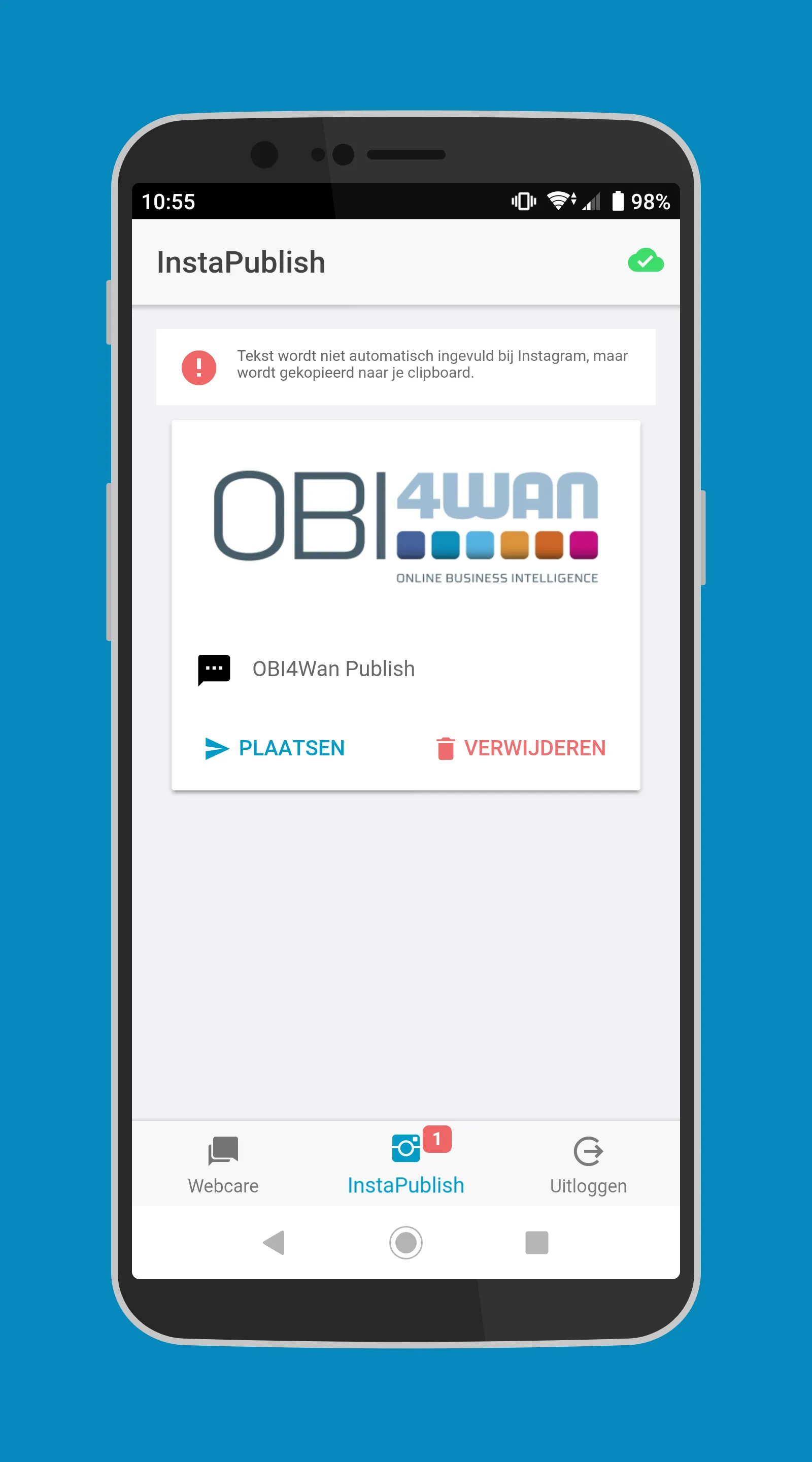 OBI Engage | Indus Appstore | Screenshot