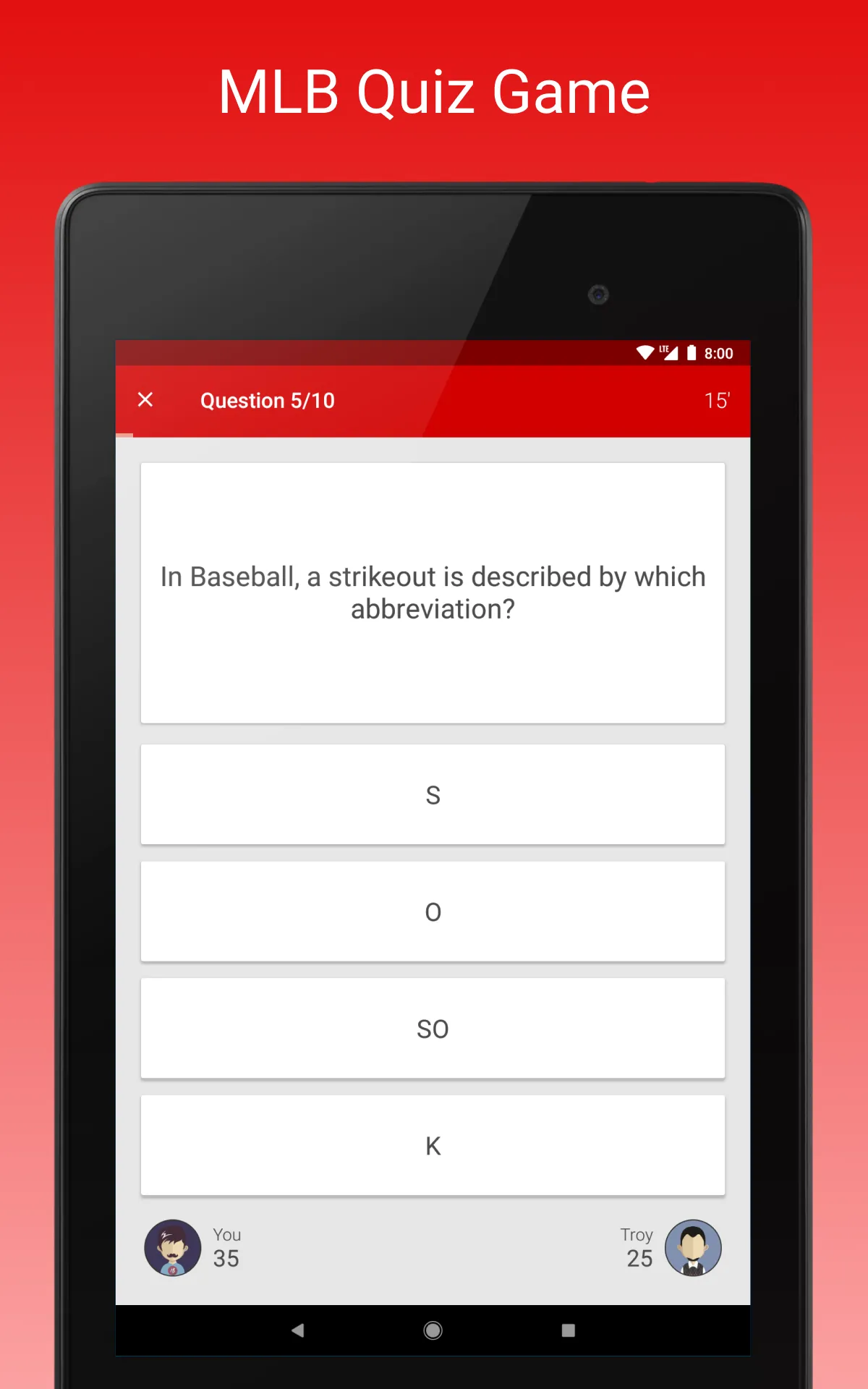 Fan Quiz for MLB | Indus Appstore | Screenshot