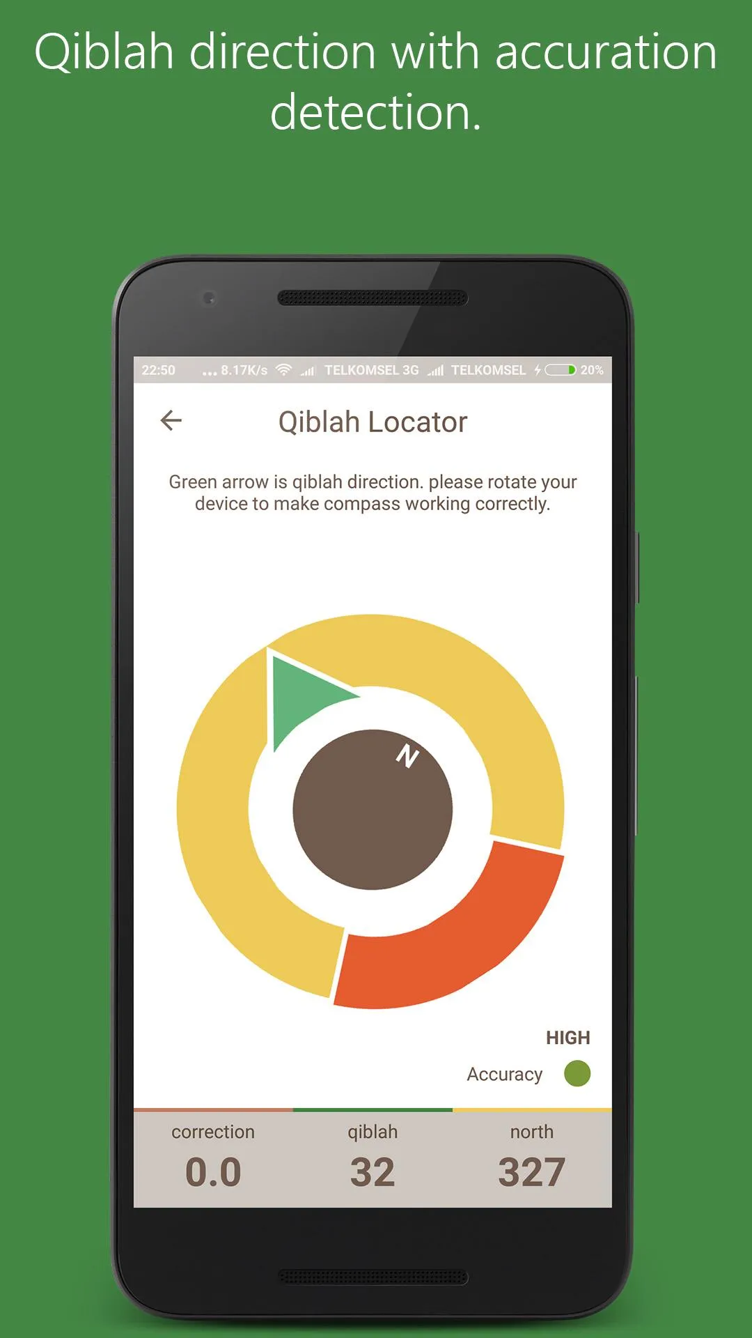 Prayer times, Qiblah, Adzan | Indus Appstore | Screenshot