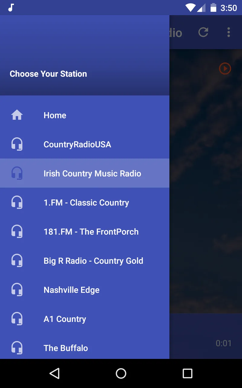 Country Music Full - USA Radio | Indus Appstore | Screenshot