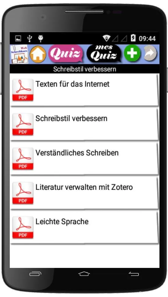 Web Schreibkurs | Indus Appstore | Screenshot