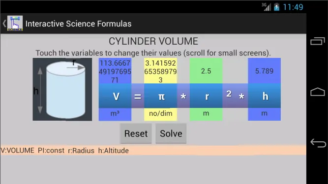 Science Formulas | Indus Appstore | Screenshot