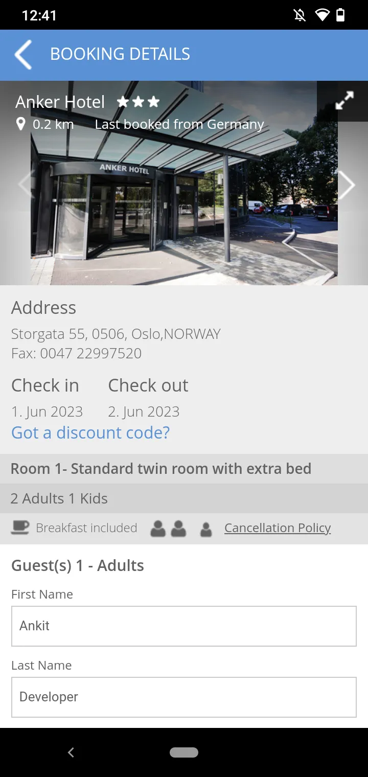 HEI Online Hotel Reservations | Indus Appstore | Screenshot