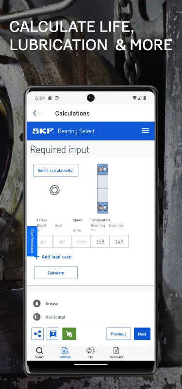 SKF Bearing Assist | Indus Appstore | Screenshot