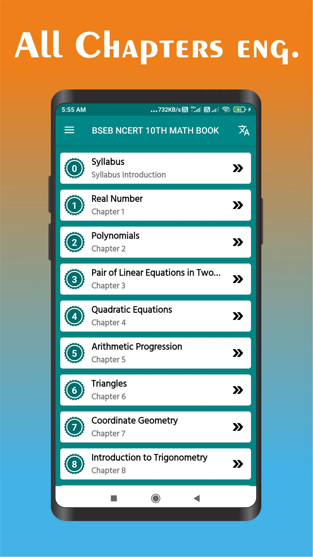 NCERT Class 10 Math Book | Indus Appstore | Screenshot