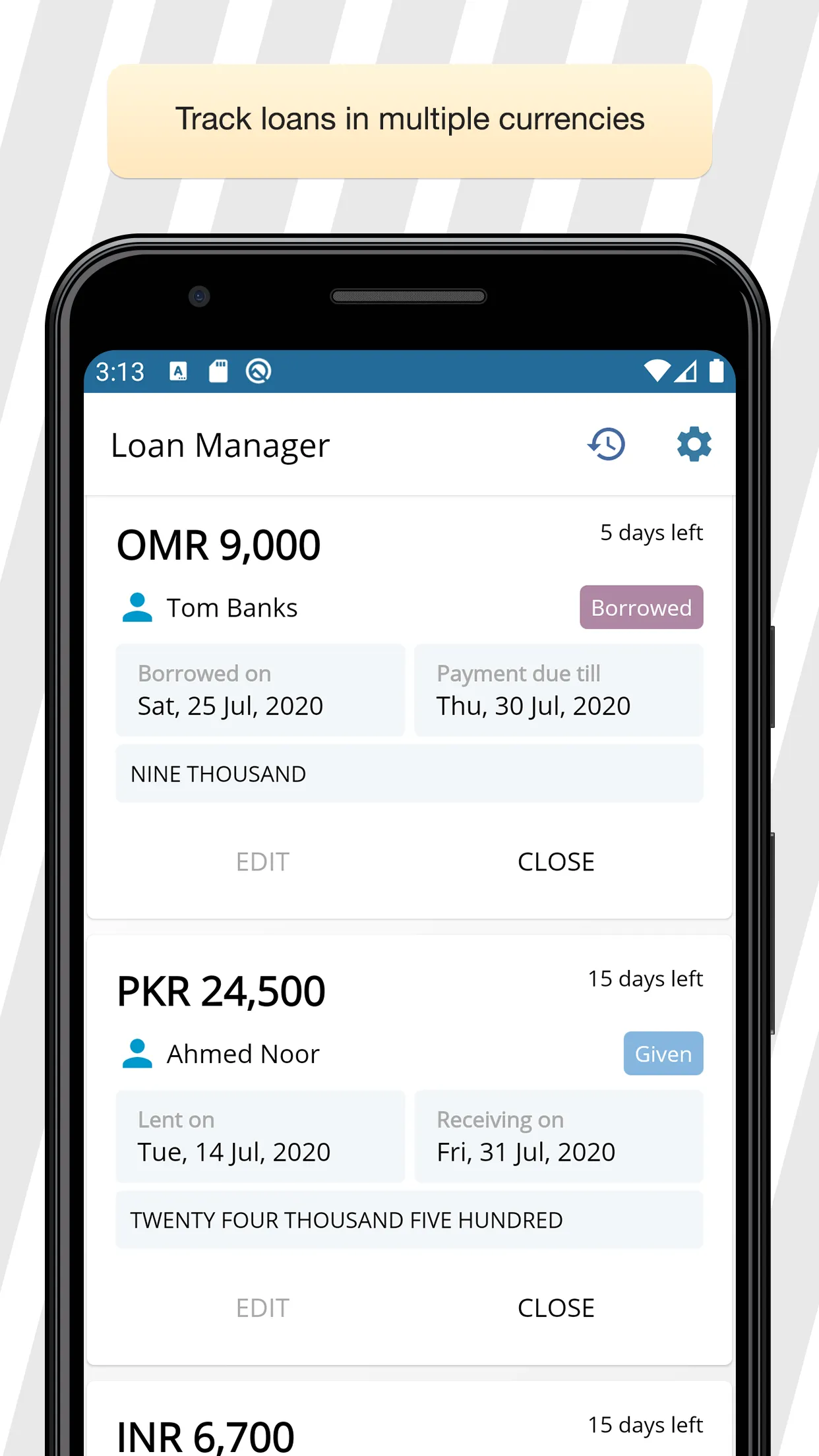 Loan Manager | Indus Appstore | Screenshot