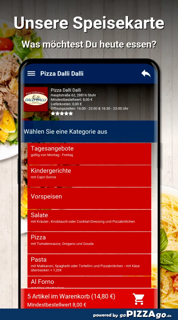 Pizza Dalli Dalli Stuhr | Indus Appstore | Screenshot