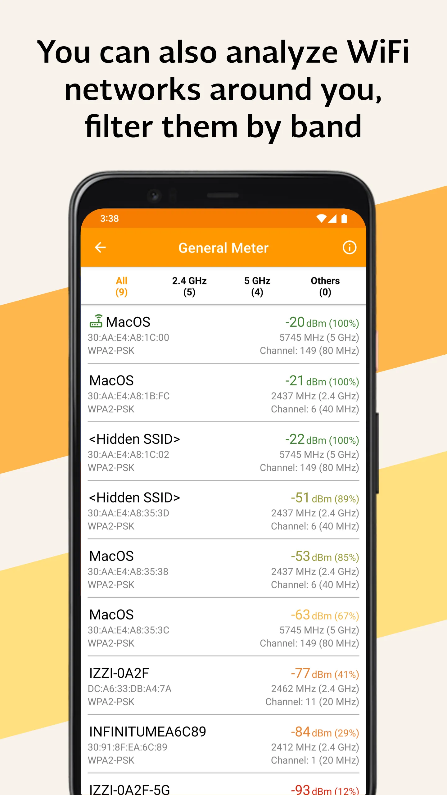 WiFi Signal Strength Meter | Indus Appstore | Screenshot