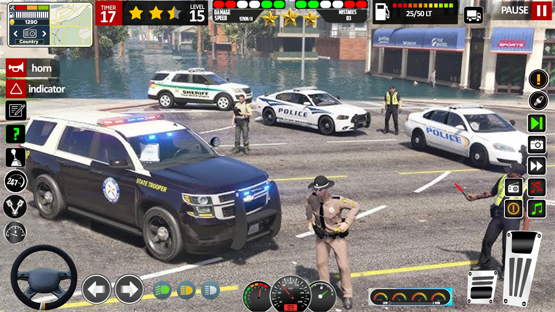 Police Car Chase Simulator 3D | Indus Appstore | Screenshot