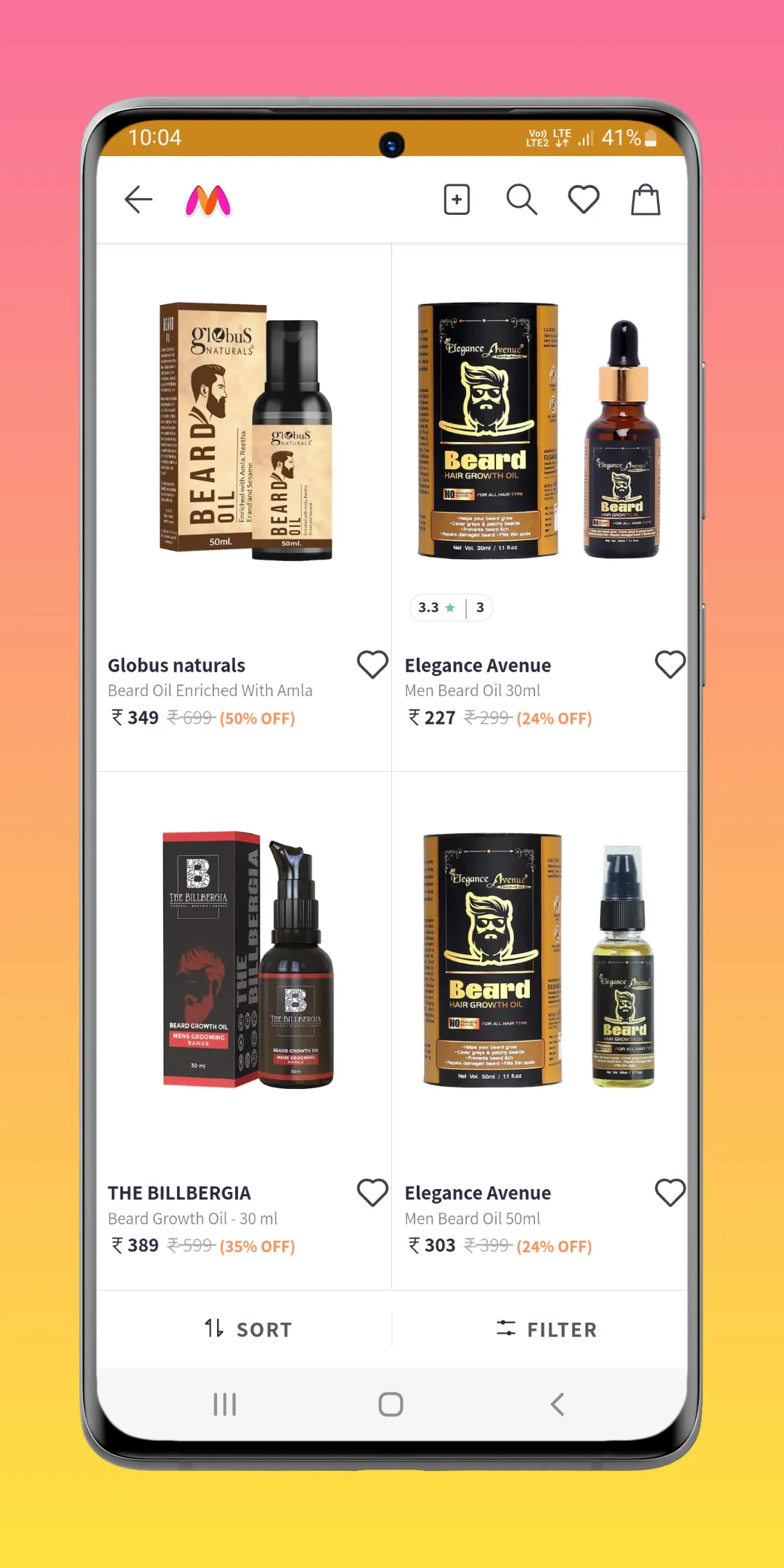 Beard Oil Shopping App | Indus Appstore | Screenshot