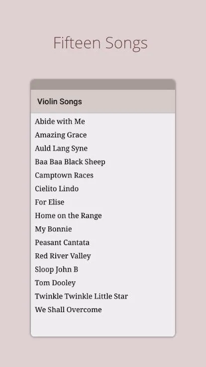 Play in Tune: Violin notes for | Indus Appstore | Screenshot