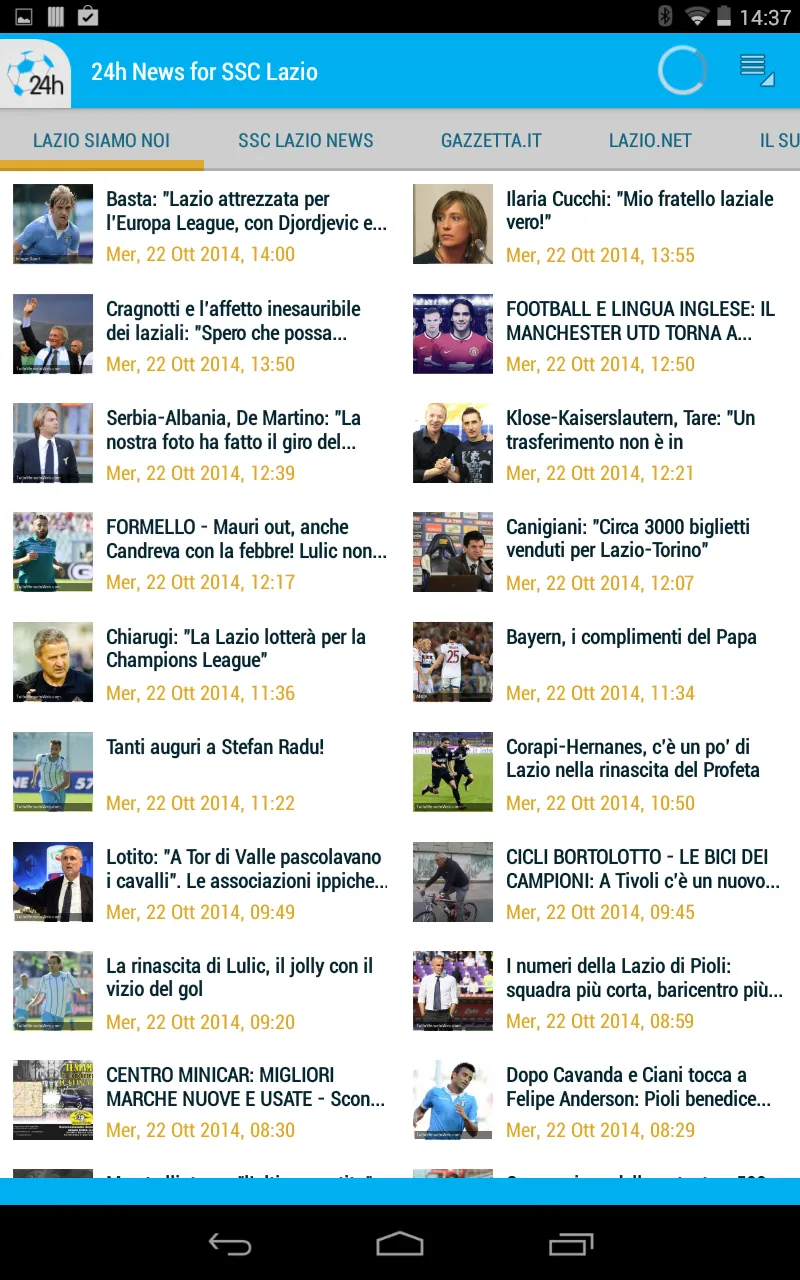 Lazio 24h | Indus Appstore | Screenshot