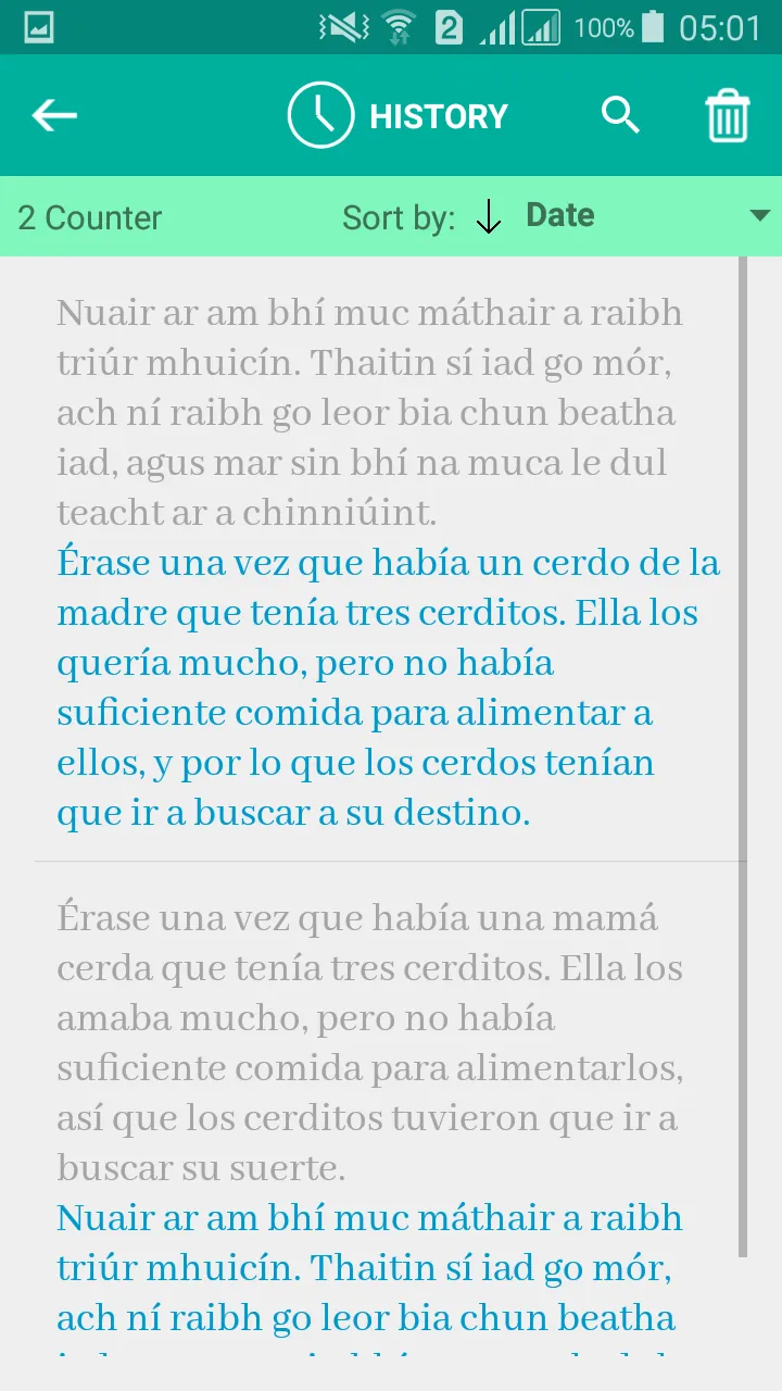 Irish Spanish Translator | Indus Appstore | Screenshot