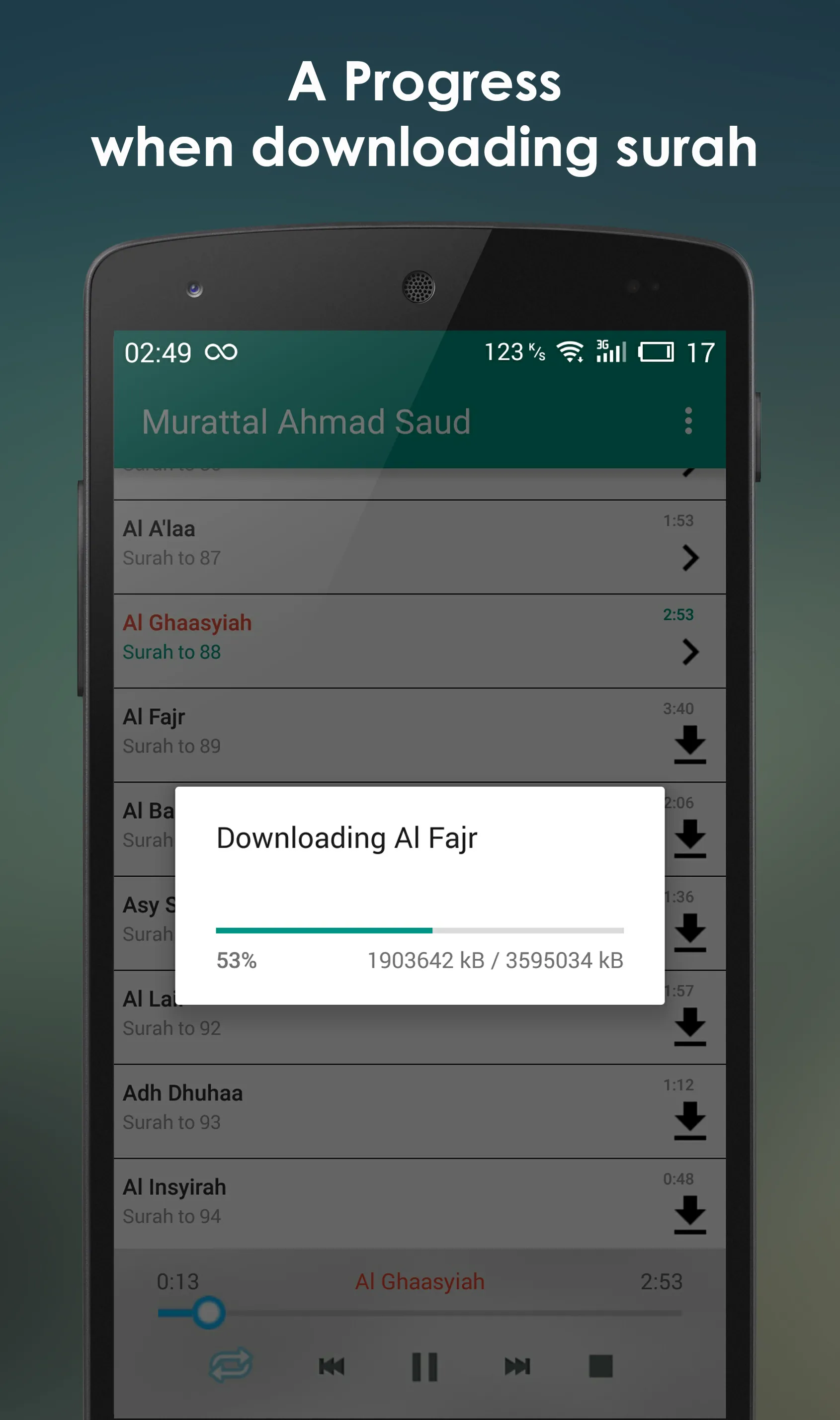 Ahmad Saud Murattal | Indus Appstore | Screenshot