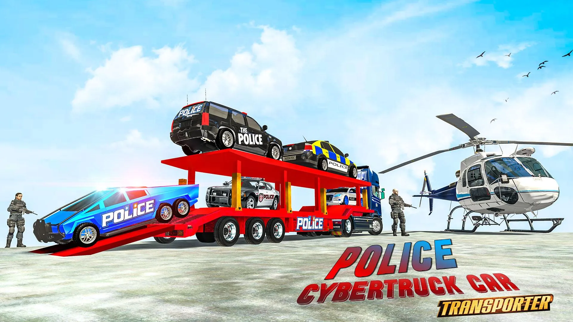 US Police CyberTruck Car | Indus Appstore | Screenshot