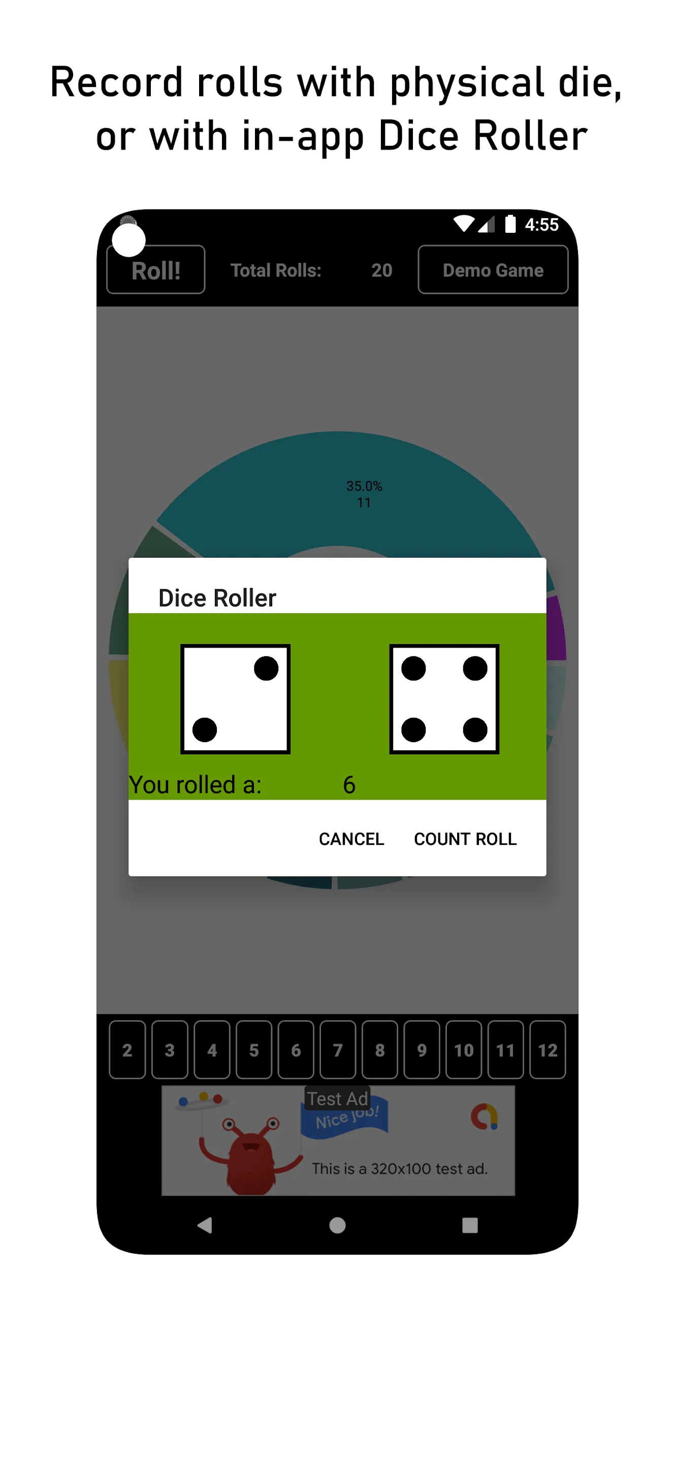 Roll Tracker - Dice D20 | Indus Appstore | Screenshot