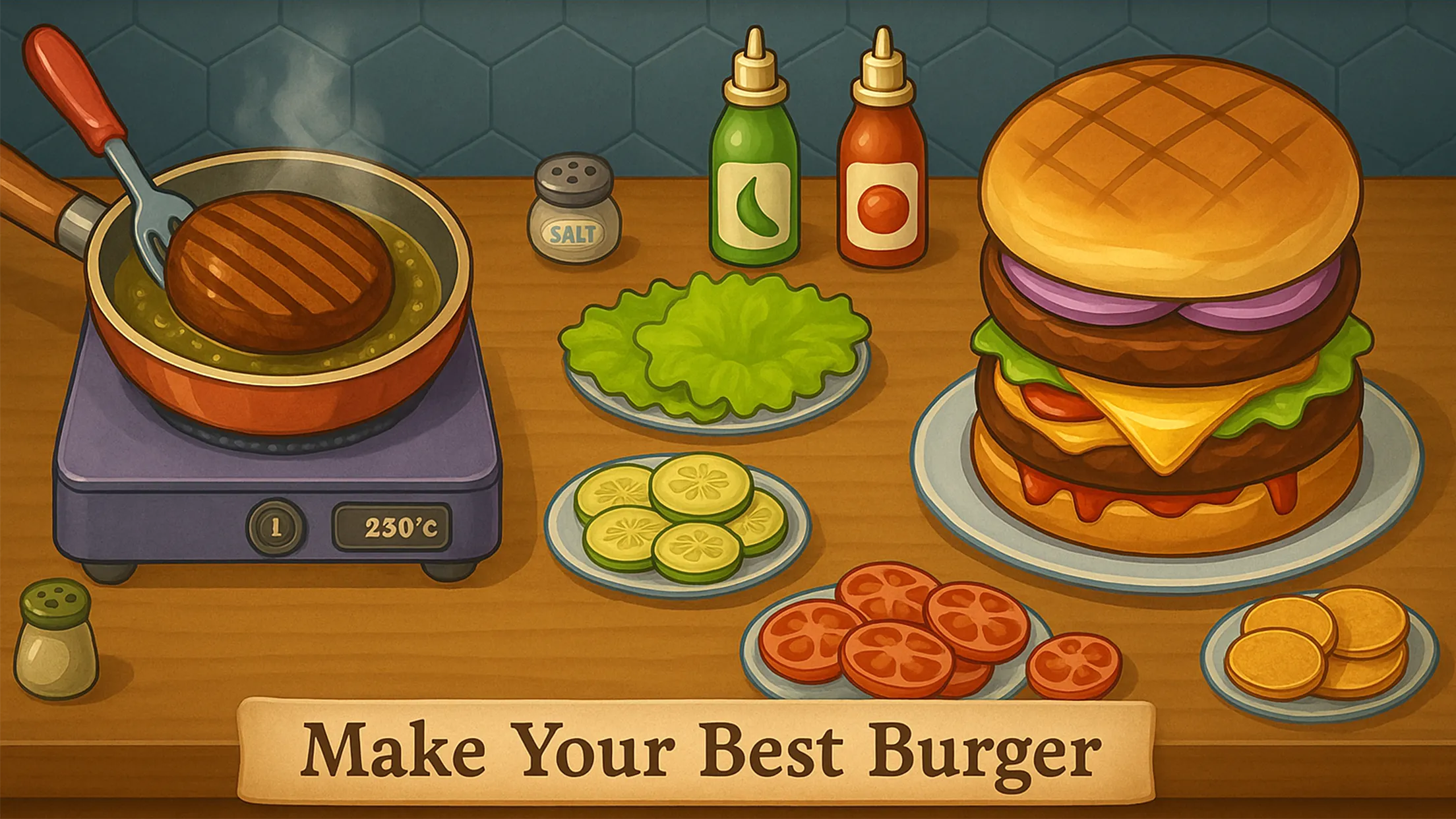 Kitchen Set Cooking Games Bake | Indus Appstore | Screenshot