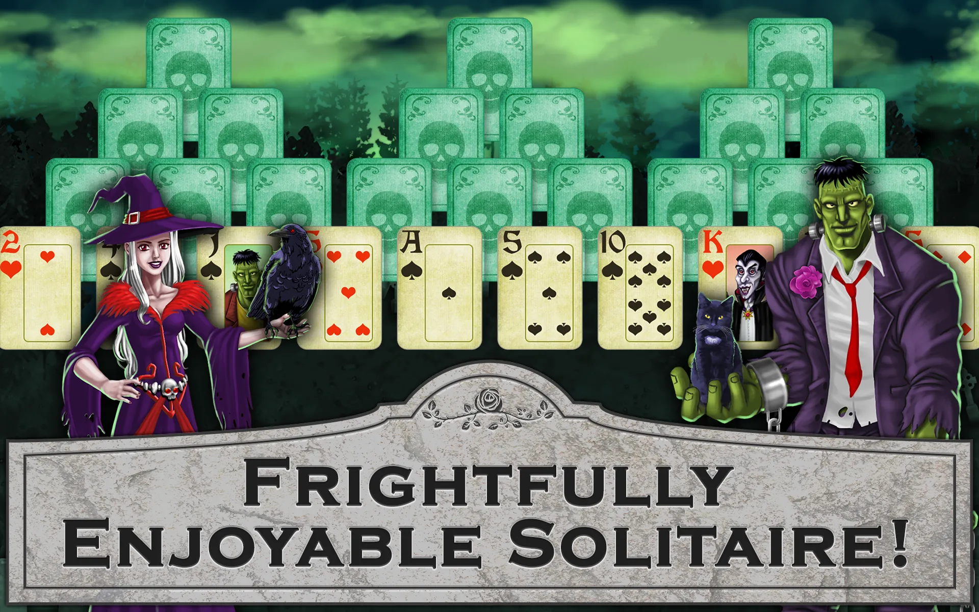 Halloween Tri-peaks Solitaire | Indus Appstore | Screenshot