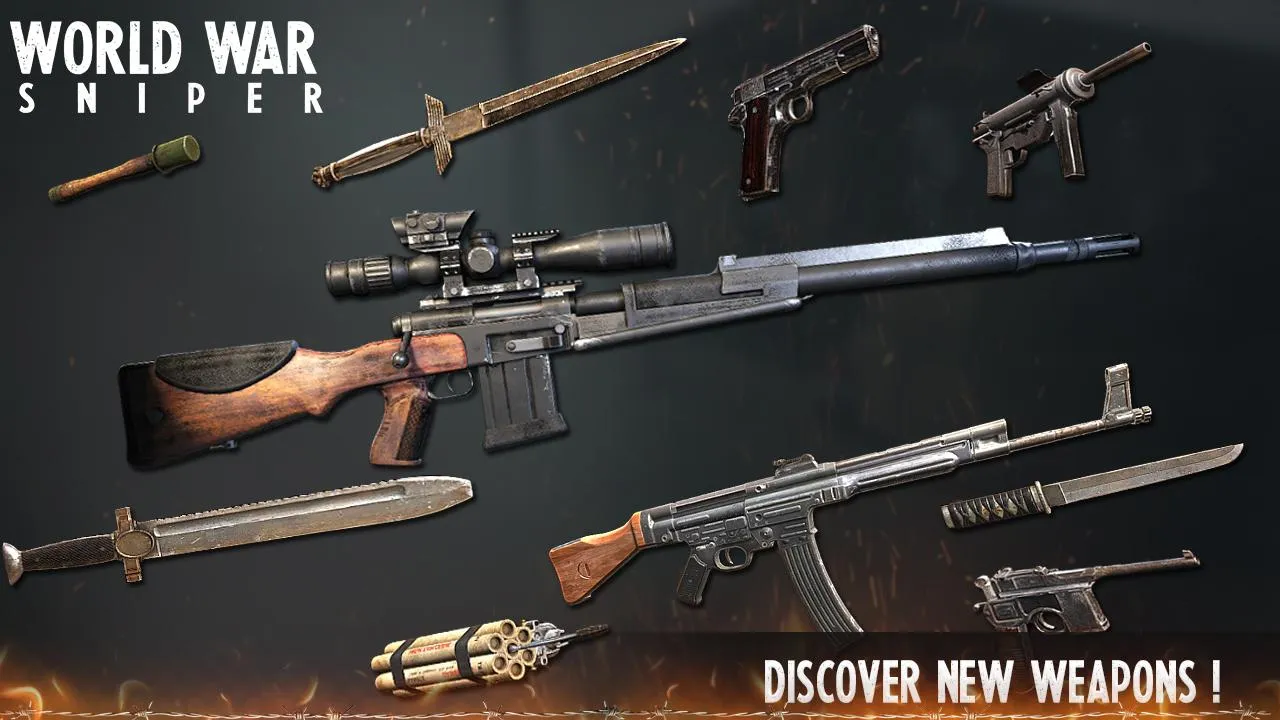 WW2 Sniper: 3D World War Games | Indus Appstore | Screenshot