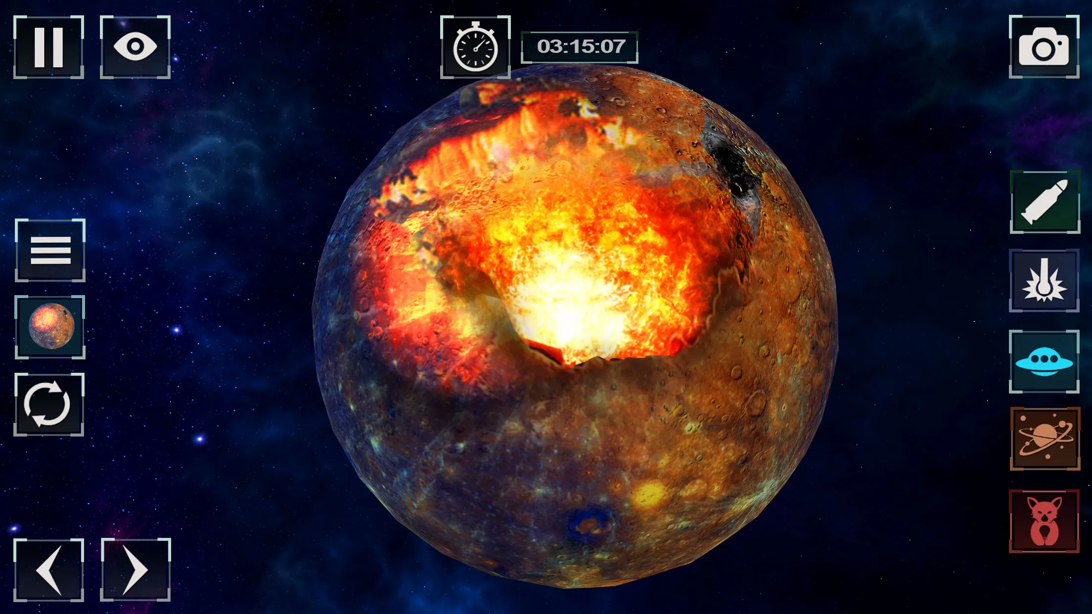 Destroy The Earth Destruction | Indus Appstore | Screenshot