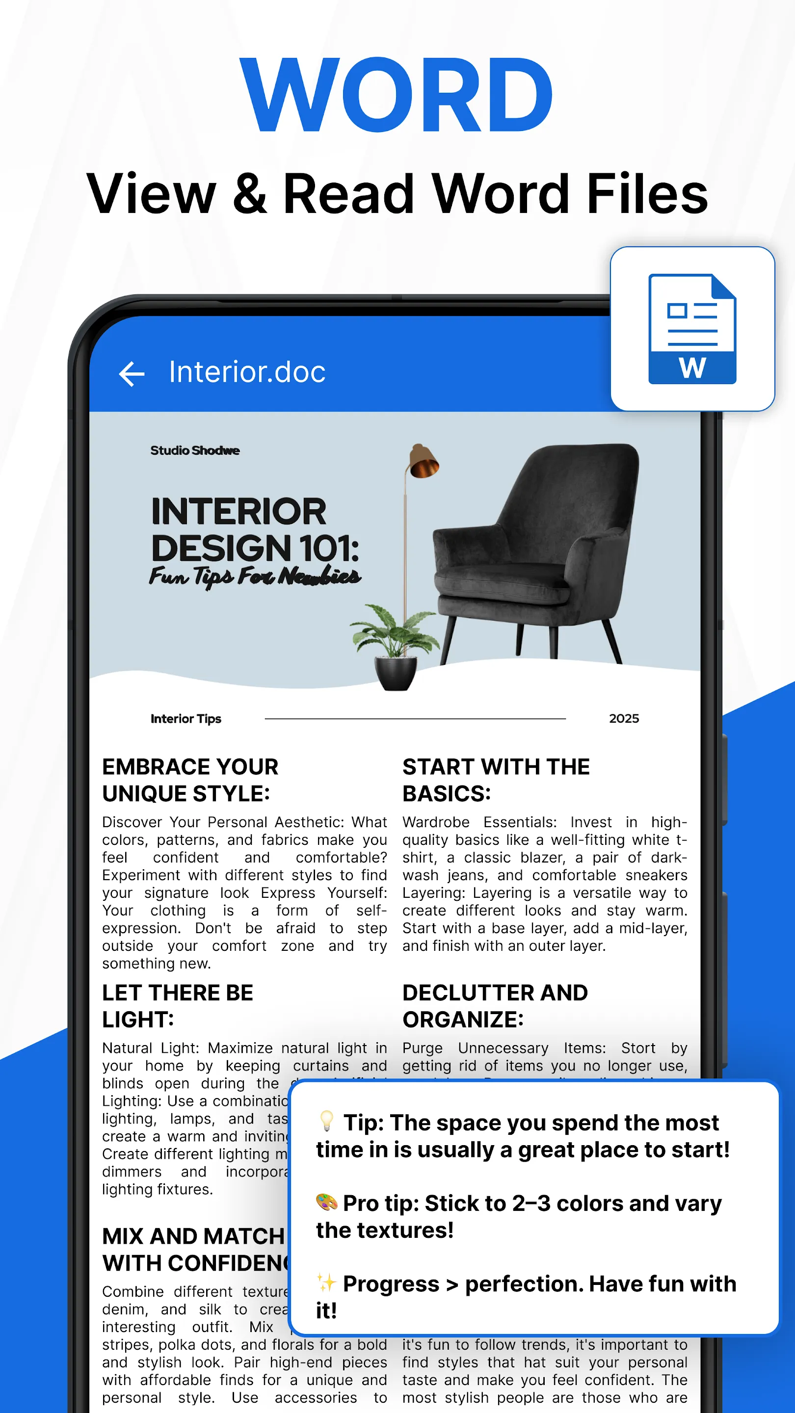 Document Viewer PDF, DOC, ZIP | Indus Appstore | Screenshot