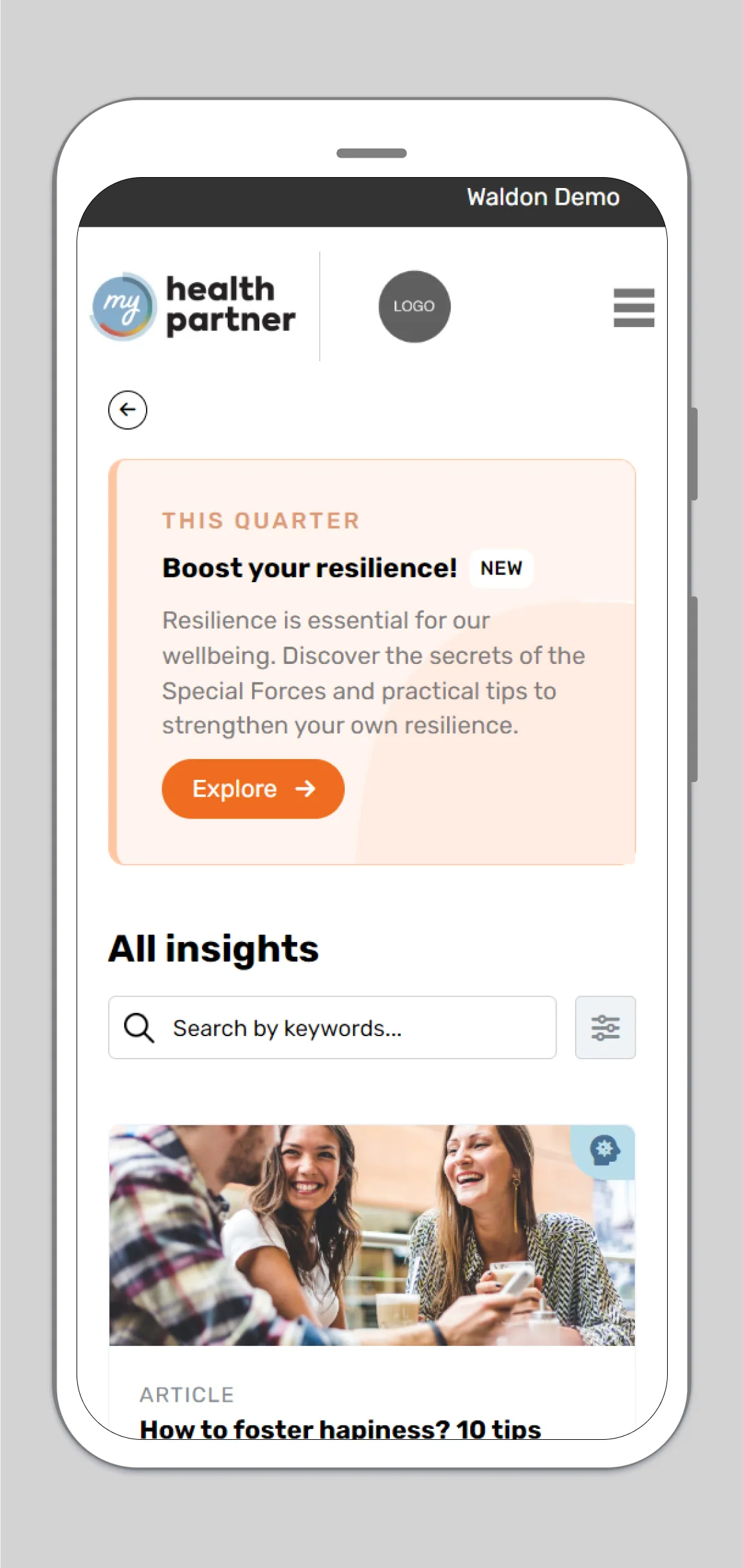 My Health Partner | Indus Appstore | Screenshot