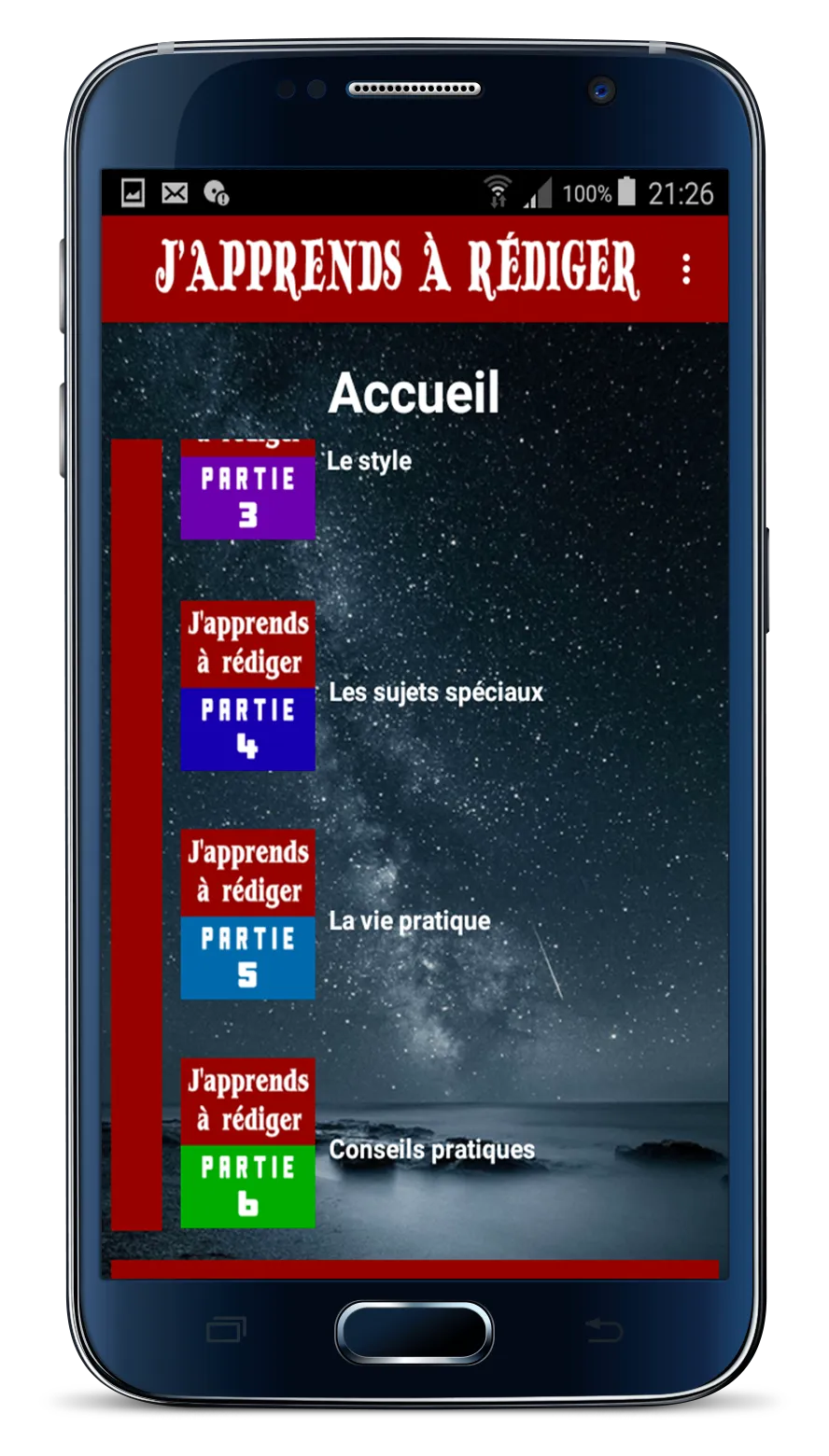 J'apprends à rédiger | Indus Appstore | Screenshot