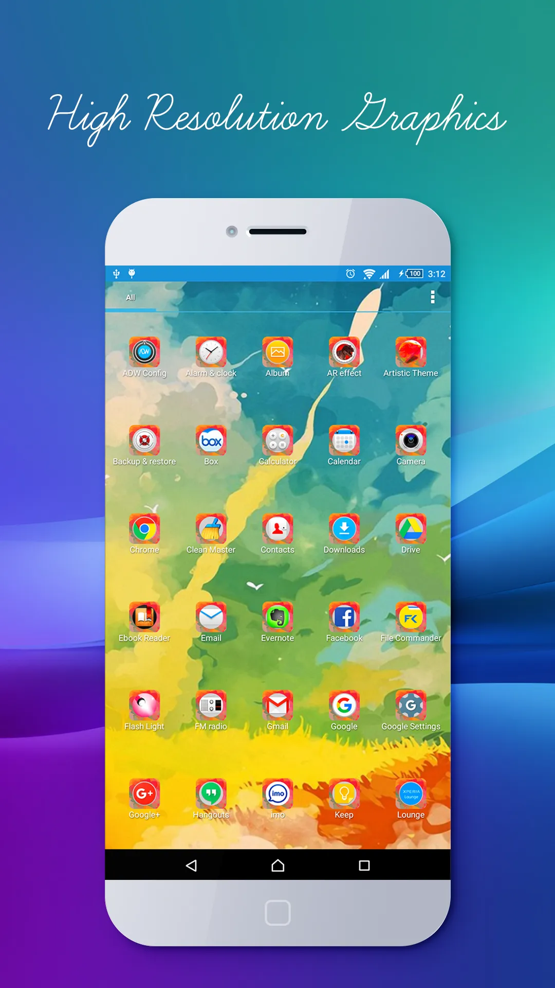 Artistic Theme and Launcher | Indus Appstore | Screenshot