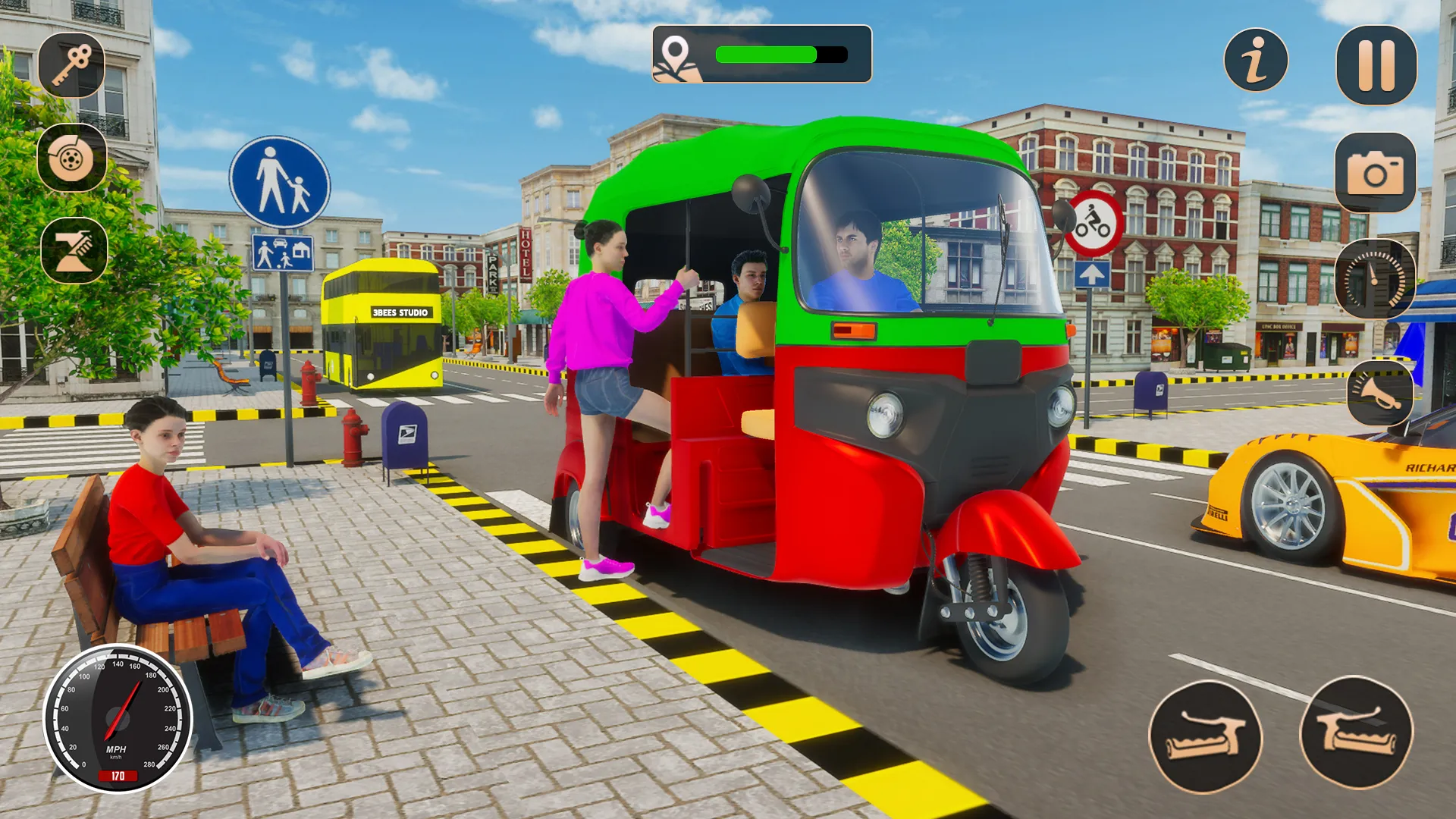 Tuk Tuk Auto Rickshaw Driver3d | Indus Appstore | Screenshot