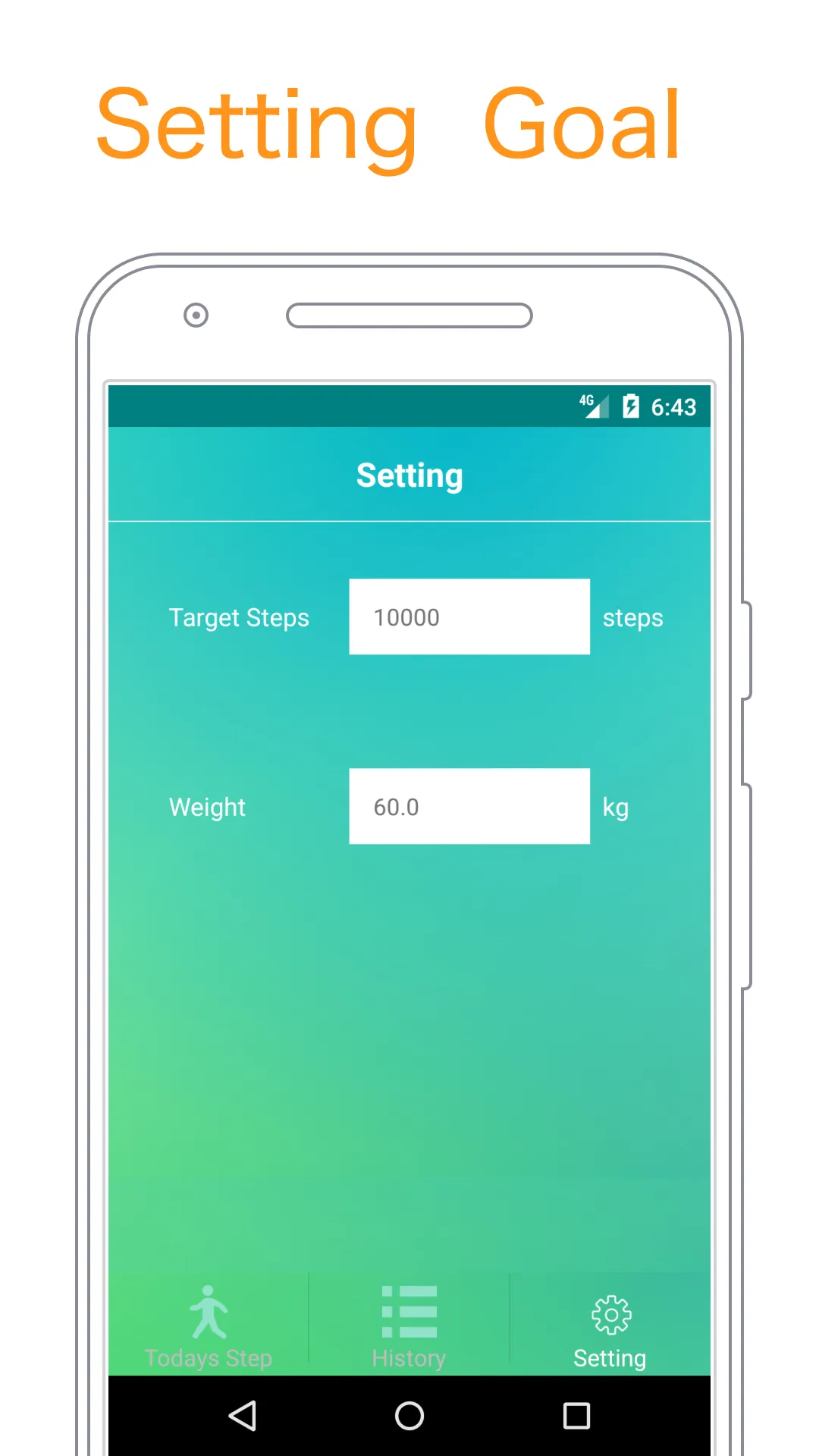 Pedometer Simple | Indus Appstore | Screenshot