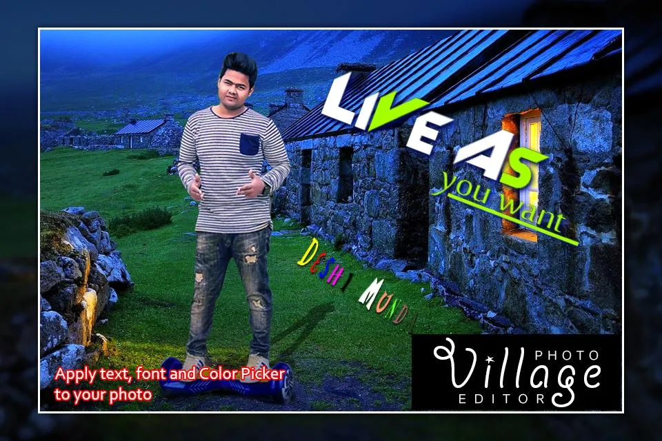 Village Photo Editor | Indus Appstore | Screenshot