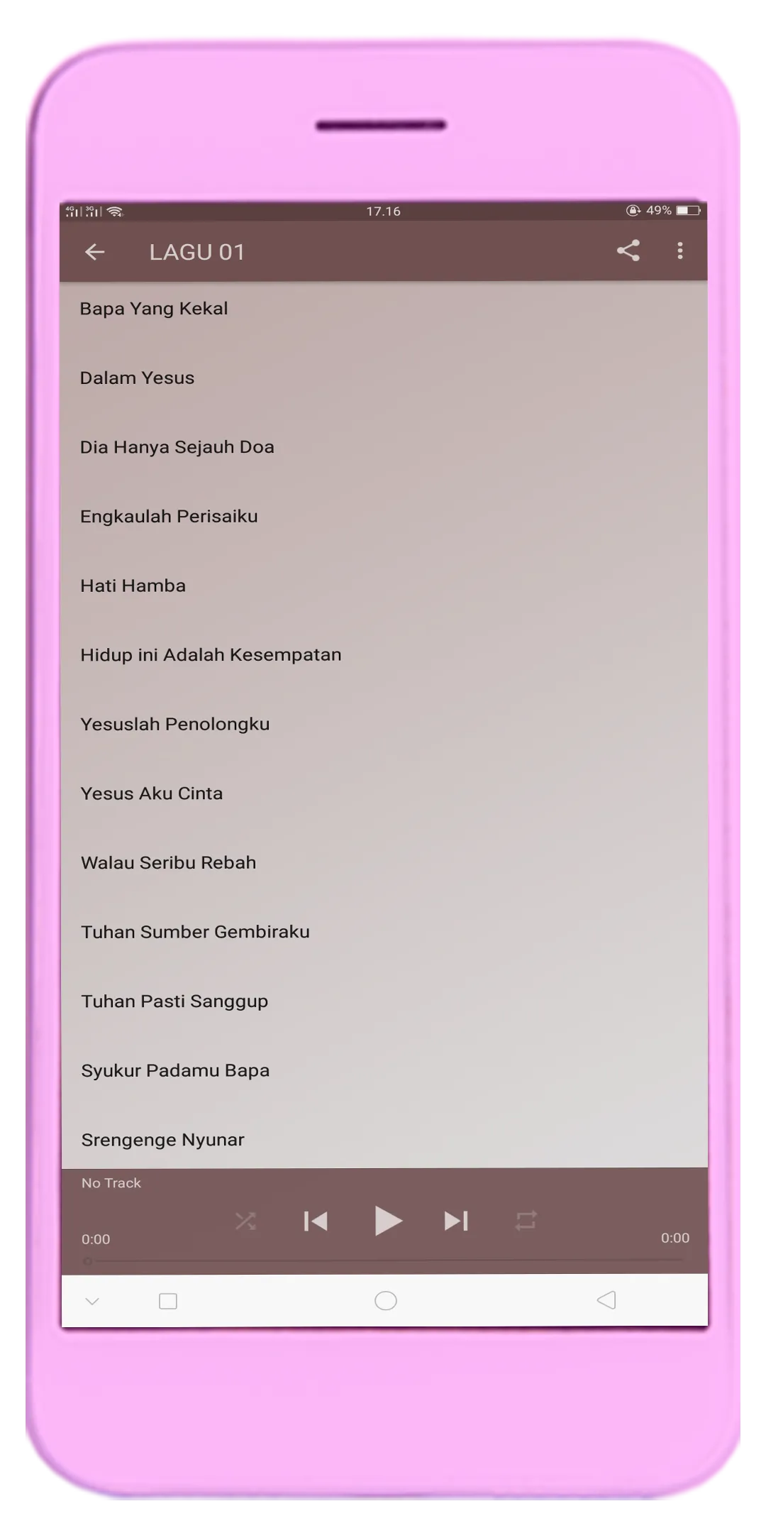 Lagu Rohani Kristen Offline | Indus Appstore | Screenshot