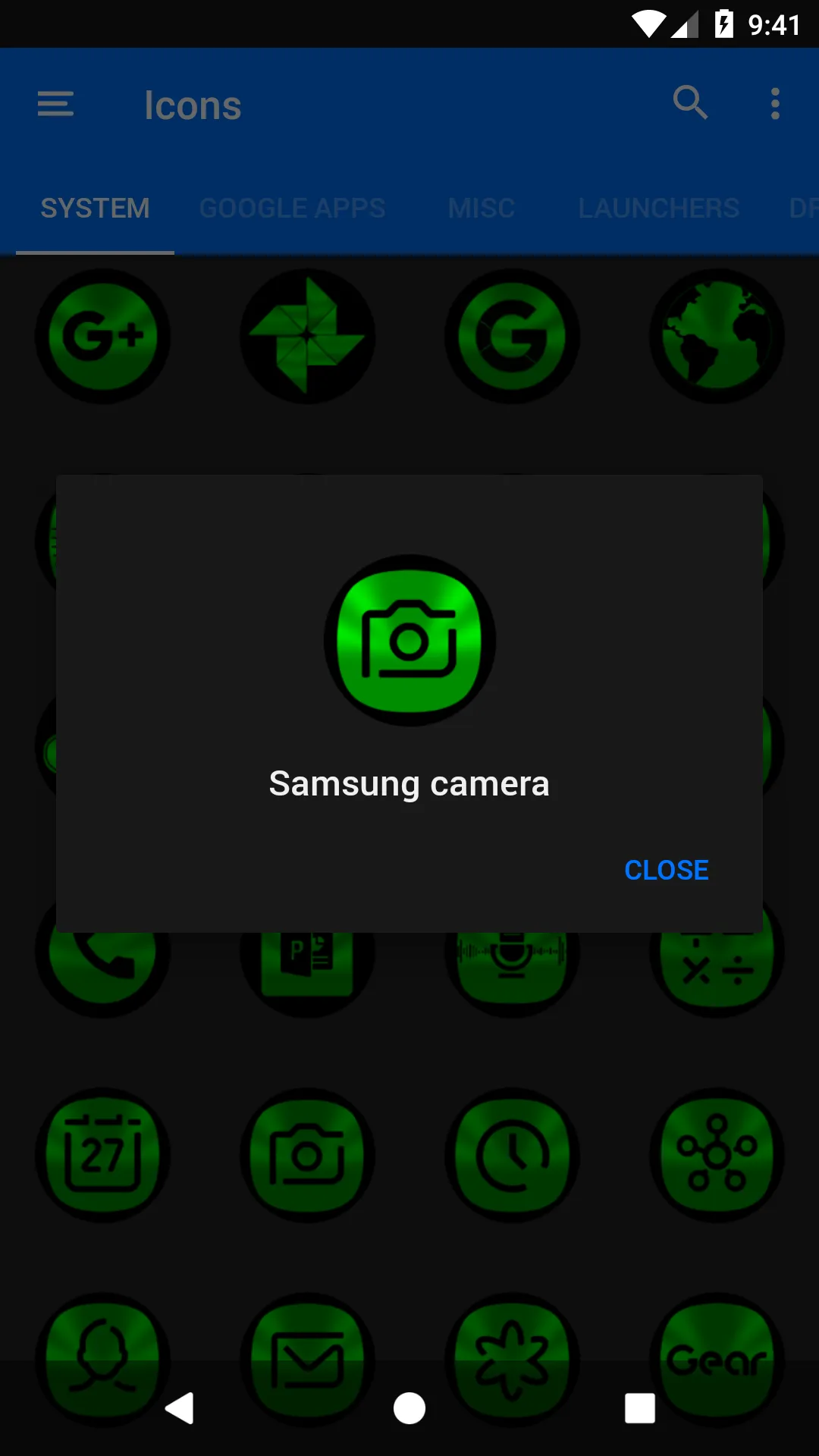 Oreo Green Icon Pack | Indus Appstore | Screenshot