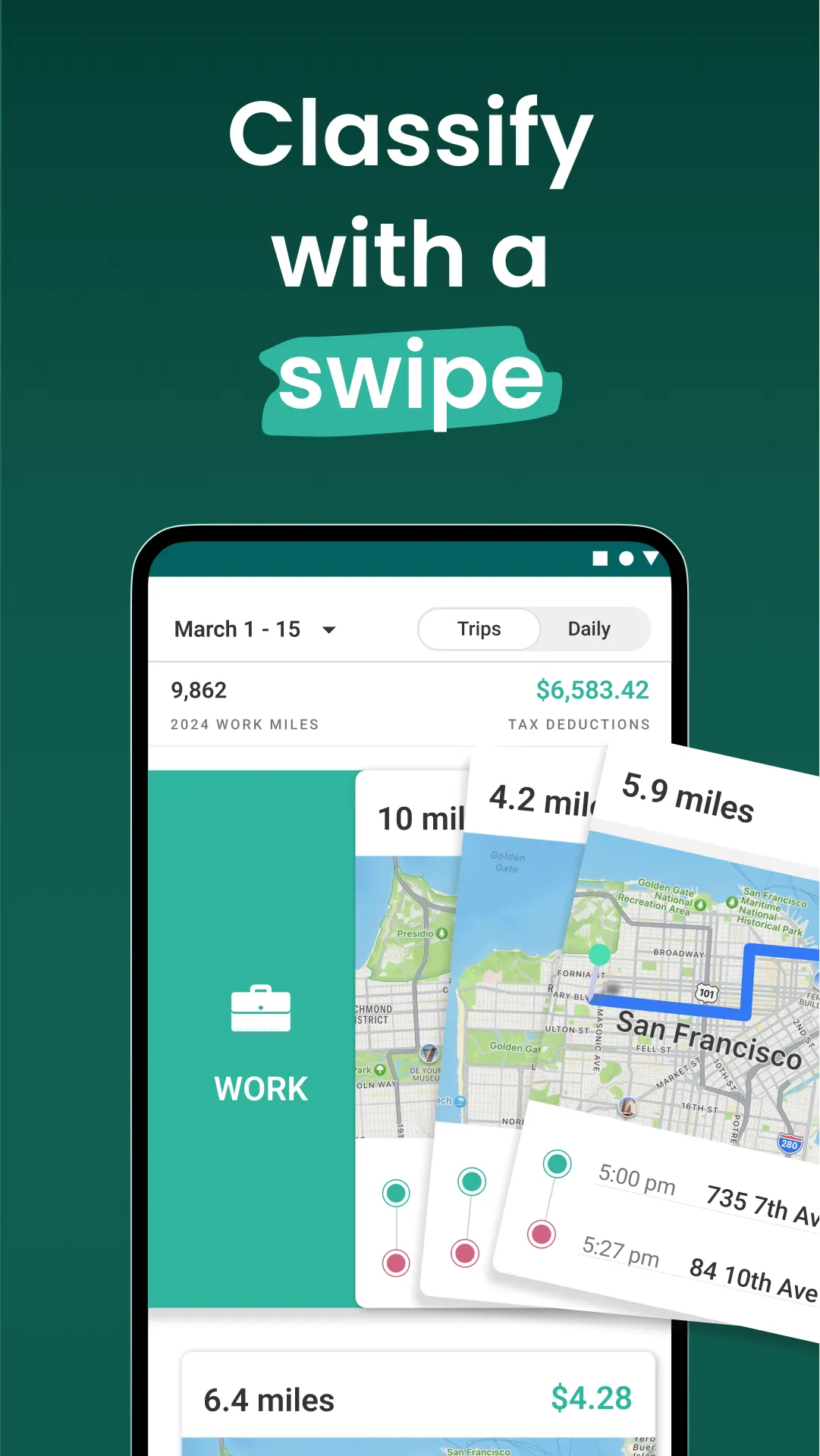 Mileage Tracker by Everlance | Indus Appstore | Screenshot