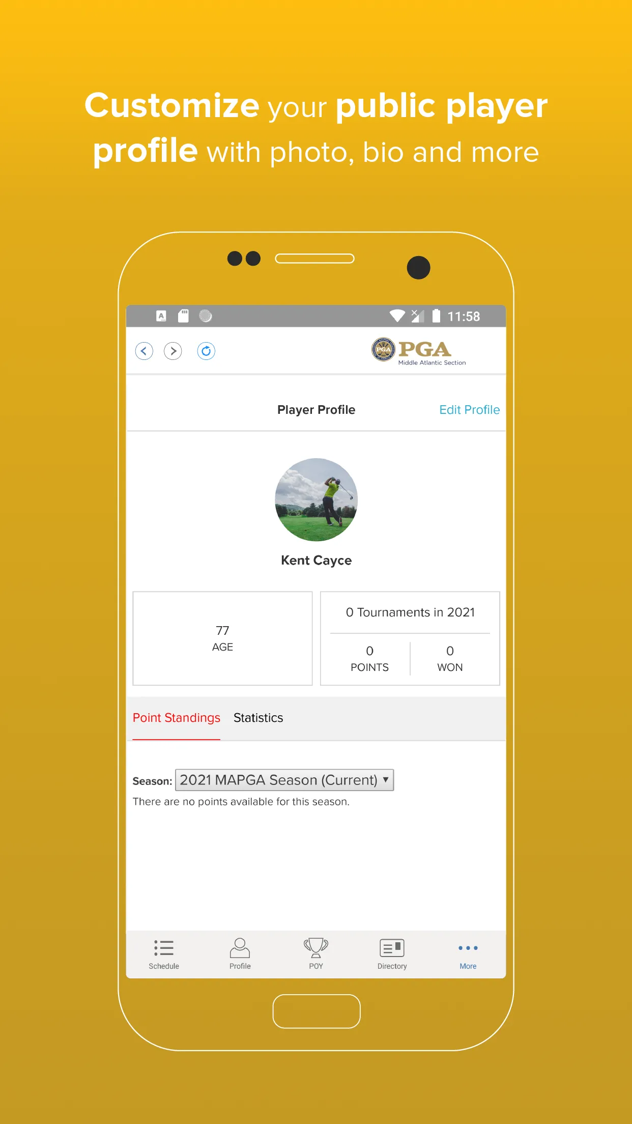 Middle Atlantic PGA Section | Indus Appstore | Screenshot